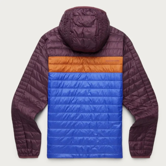 Cotopaxi Men’s Large Capa Insulated Hooded Jacket Wine Blue Violet NWT Puff - Picture 9 of 10